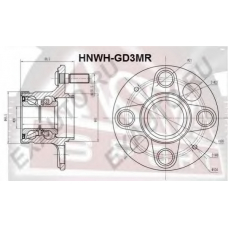 HNWH-GD3MR ASVA Ступица колеса