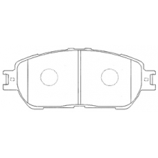 PN-1480 JNBK Колодки тормозные