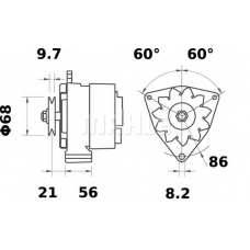 MG 627 MAHLE Генератор