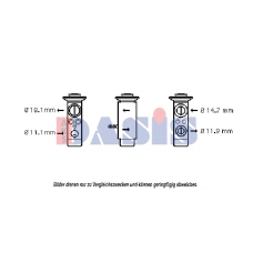 840174N AKS DASIS Расширительный клапан, кондиционер
