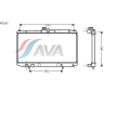 MT2142 AVA Радиатор, охлаждение двигателя