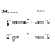 T066B TESLA Комплект проводов зажигания