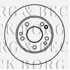 BBD4871 BORG & BECK Тормозной диск