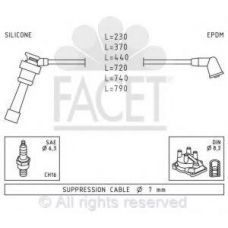 4.9391 FACET Ккомплект проводов зажигания
