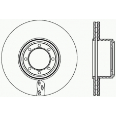 BDA2451.20 OPEN PARTS Тормозной диск