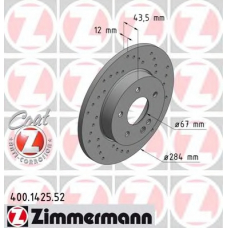 400.1425.52 ZIMMERMANN Тормозной диск