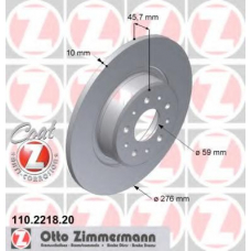 110.2218.20 ZIMMERMANN Тормозной диск