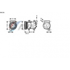 DNK286 AVA Компрессор, кондиционер