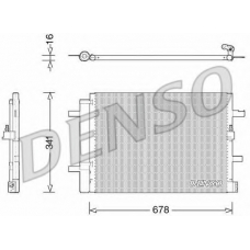 DCN02026 DENSO Конденсатор, кондиционер