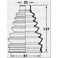 BCB6021 BORG & BECK Пыльник, приводной вал