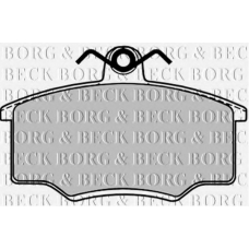BBP1103 BORG & BECK Комплект тормозных колодок, дисковый тормоз
