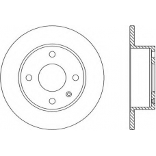 BDR1171.10 OPEN PARTS Тормозной диск