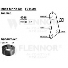 F914098 FLENNOR Комплект ремня грм