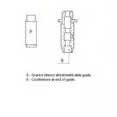 01-1991 METELLI Направляющая втулка клапана