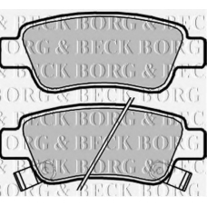 BBP2072 BORG & BECK Комплект тормозных колодок, дисковый тормоз