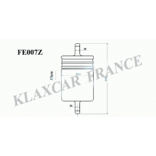 FE007z KLAXCAR FRANCE Топливный фильтр