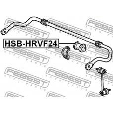 HSB-HRVF24 FEBEST Опора, стабилизатор