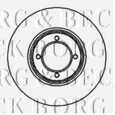 BBD4853 BORG & BECK Тормозной диск