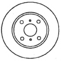 561490BC BENDIX Тормозной диск