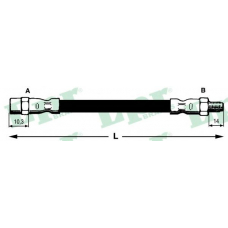 6T46161 LPR Тормозной шланг