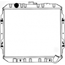 1131-0204 SAKURA  Automotive Радиатор, охлаждение двигателя