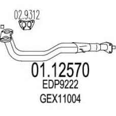 01.12570 MTS Труба выхлопного газа