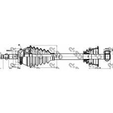 250295 GSP Приводной вал