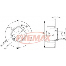 BD-0355 FREMAX Тормозной диск