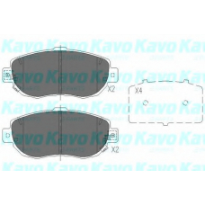 KBP-9044 KAVO PARTS Комплект тормозных колодок, дисковый тормоз