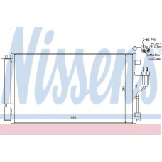 940351 NISSENS Конденсатор, кондиционер