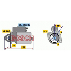 0 001 116 005 BOSCH Стартер