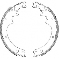 4142.00 REMSA Комплект тормозных колодок