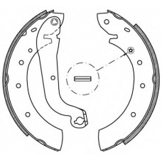 BSA2172.00 OPEN PARTS Комплект тормозных колодок