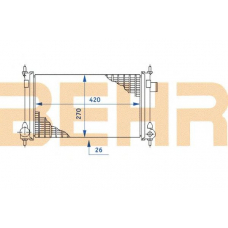 2108729 BEHR Radiator