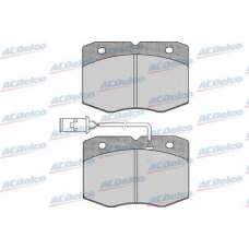 AC058388D AC Delco Комплект тормозных колодок, дисковый тормоз