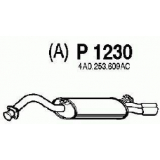 P1230 FENNO Глушитель выхлопных газов конечный