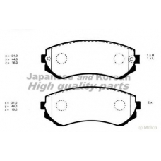 1080-0601 ASHUKI Комплект тормозных колодок, дисковый тормоз