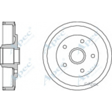 DRM9134 APEC Тормозной барабан