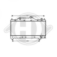 8662305 DIEDERICHS Радиатор, охлаждение двигателя