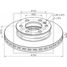 016.271-00A PE Automotive Тормозной диск