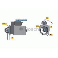 0 001 108 245 BOSCH Стартер