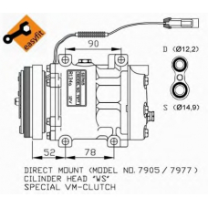 32272G NRF Компрессор, кондиционер