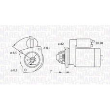 063523626010 MAGNETI MARELLI Стартер