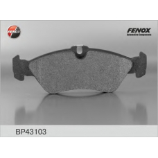 BP43103 FENOX Комплект тормозных колодок, дисковый тормоз