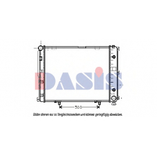 122660T AKS DASIS Радиатор, охлаждение двигателя