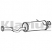 230856 KLARIUS Средний глушитель выхлопных газов