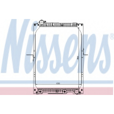 62674A NISSENS Радиатор, охлаждение двигателя