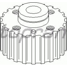 100 295 TOPRAN Шестерня, коленчатый вал