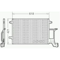 DCN02015 DENSO Конденсатор, кондиционер