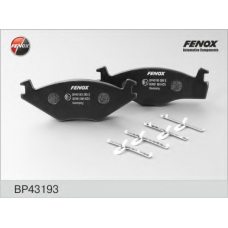 BP43193 FENOX Комплект тормозных колодок, дисковый тормоз